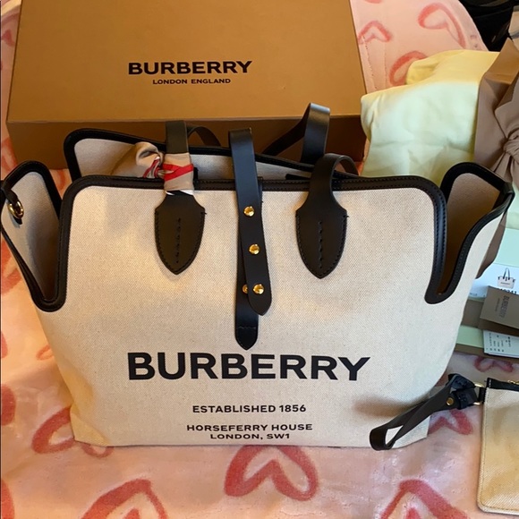 burberry canvas belt bag
